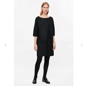 COS Oversized Wool Dress Boatneck Medium